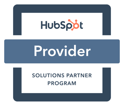 hubspot provider badge in solutions partner program