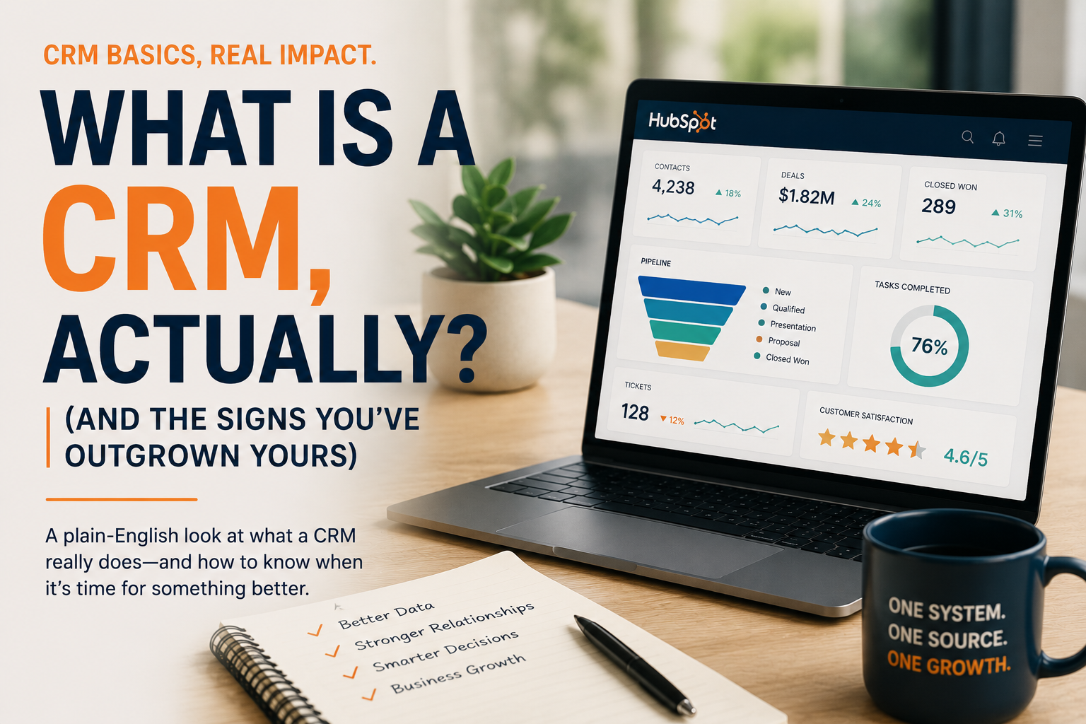 What Is a CRM, Actually? (And the Signs You've Outgrown Yours)